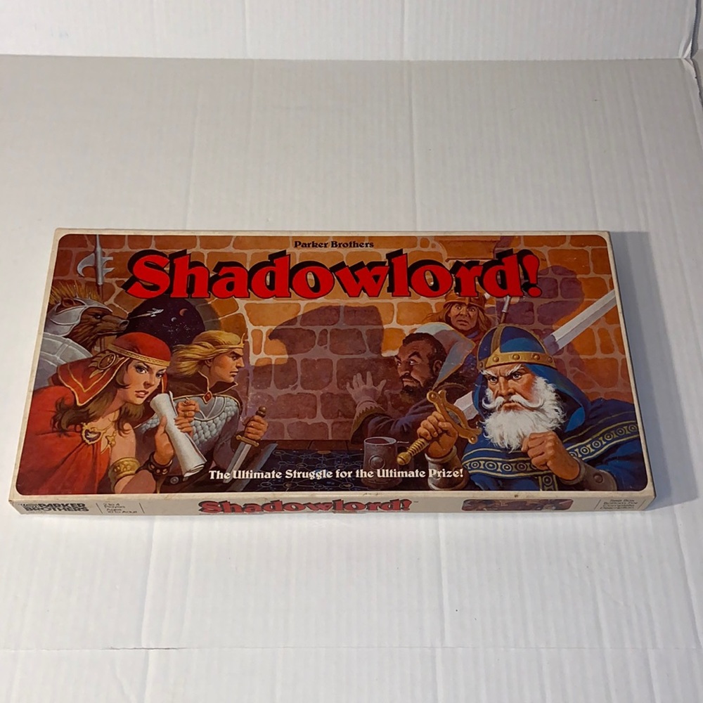 Parker Brothers Vintage 1983 Shadowlord Board Game
